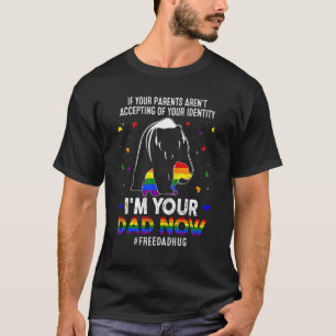 Bear Papa Free Vater Hugs Lgbt Gay Transgender Pri T-Shirt