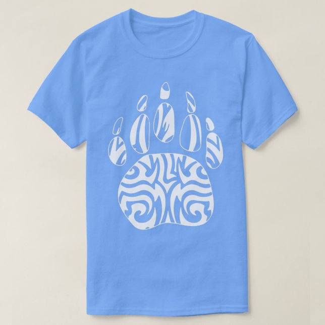 Bear Paw Indigene Amerikaner Dreamca T-Shirt (Design vorne)