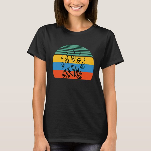 Bear Paw Native American T-Shirt (Vorderseite)
