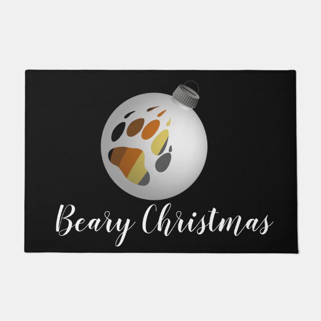 Bear Paw Ornament Fußmatte (Vorderseite)