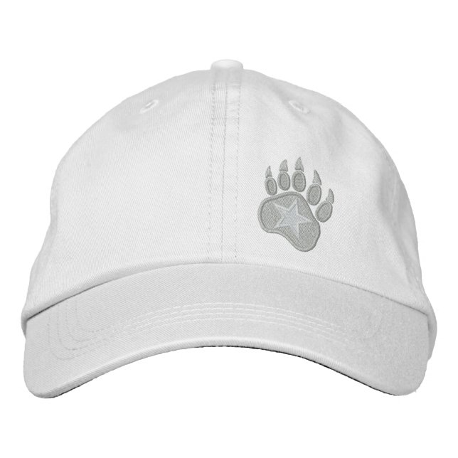 Bear Paw Wild Star Stickerei Bestickte Kappe (Vorderseite)