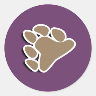 BEAR PAY SYMBOL 3D RUNDER AUFKLEBER