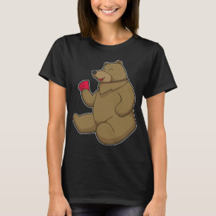 Bear Poker Poker Karten T-Shirt