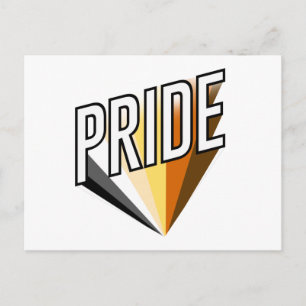 Bear Pride Burst Postkarte