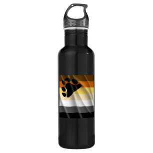 BEAR PRIDE EDELSTAHLFLASCHE