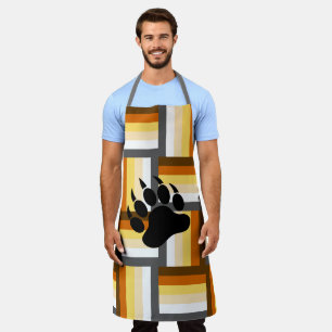 Bear Pride Flag Inspirierte Schürze