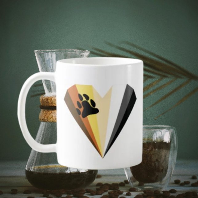 Bear Pride Heart Classic Tasse (Von Creator hochgeladen)