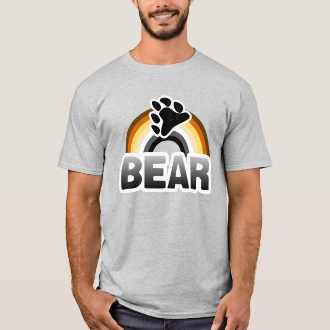 Bear Pride Rainbow T - Shirt (Vorderseite)
