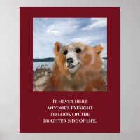 Bear Print, Value Poster Paper (Matte)