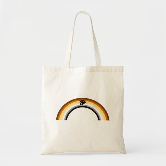 Bear Rainbow Tragetasche (Vorne)
