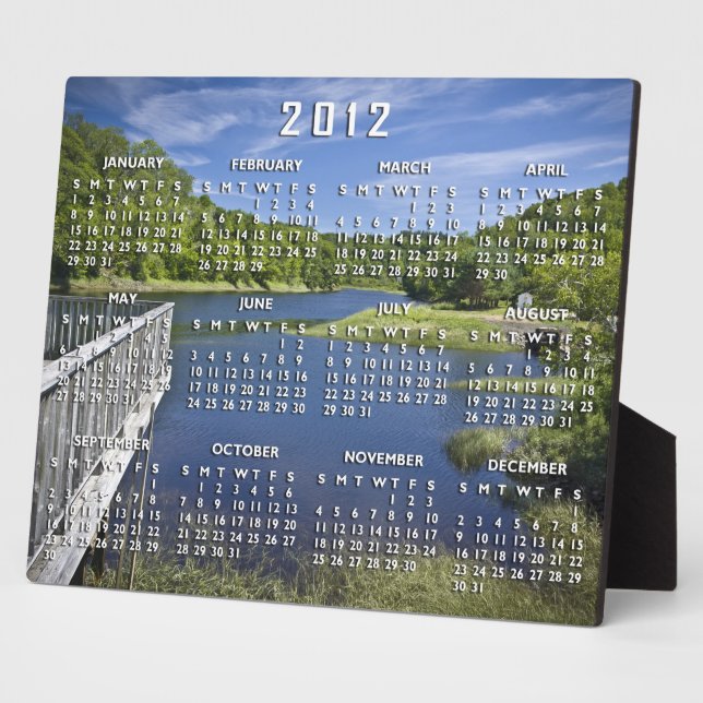 Bear River Calendar Plaque Fotoplatte (Seite)