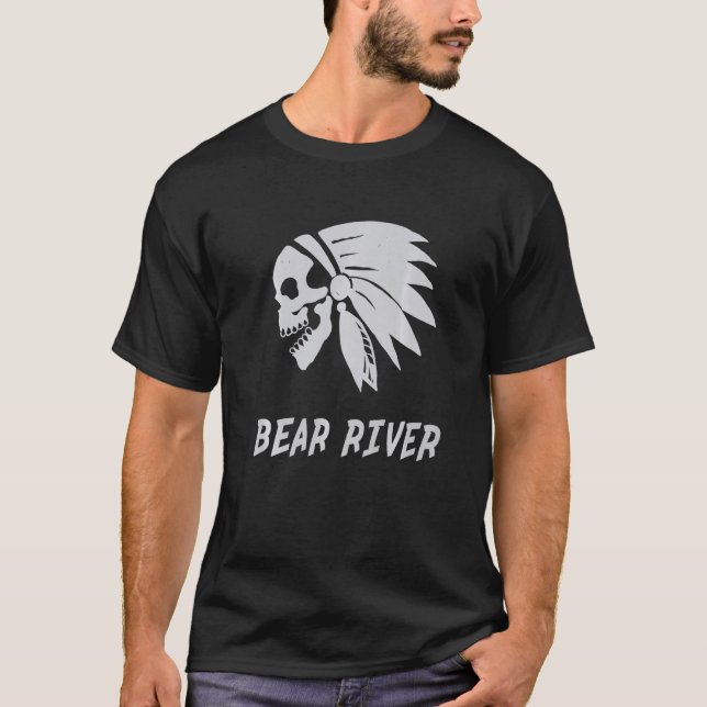 Bear River Native American IndianBorn Freedom Evil T-Shirt (Vorderseite)