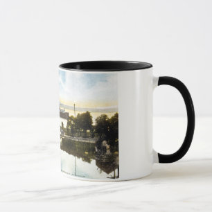 Bear River, Wasserwerke und Hafen, Petoskey, Mich Tasse