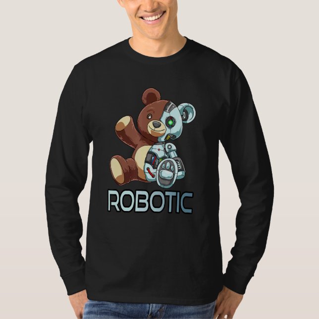 Bear Robot Robotic Cuddling Cyborg T-Shirt (Vorderseite)