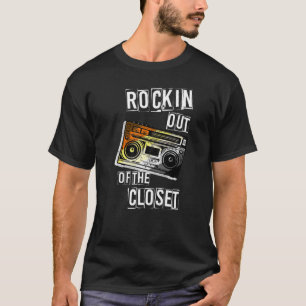 Bear Rockin Out Gay Pride Lgbtq Parade Subtle Prix T-Shirt