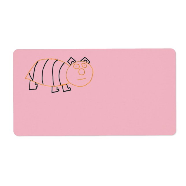 Bear Shipping Labels (Vorne)