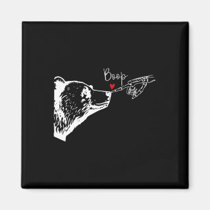 Bear Skeleton Boop Bear Funny Halloween Girl Men W Magnet