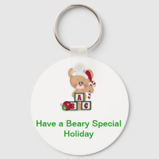 Bear Special Holiday Schlüsselanhänger
