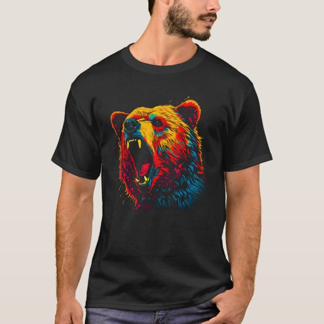 Bear Spirit Animal T-Shirt (Vorderseite)