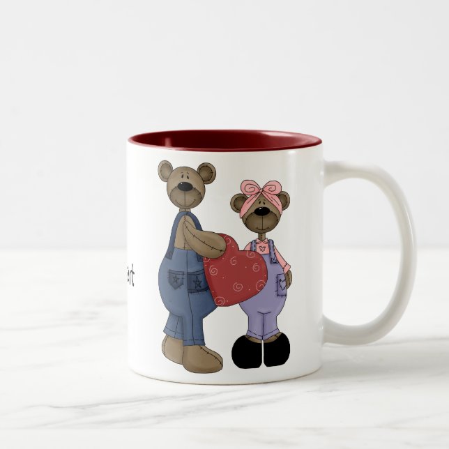 Bear Sweethearts Tasse für Kaffee/Tee individuell  (Rechts)
