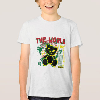 Bear the World - Carry It with Strength and Cutene Tri-Blend Shirt