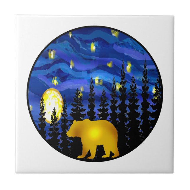 bear this night fliese (Vorderseite)