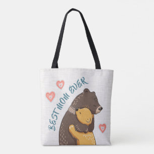 Bear Tote Bag, Muttertagsgeschenk für die beste Mu Tasche