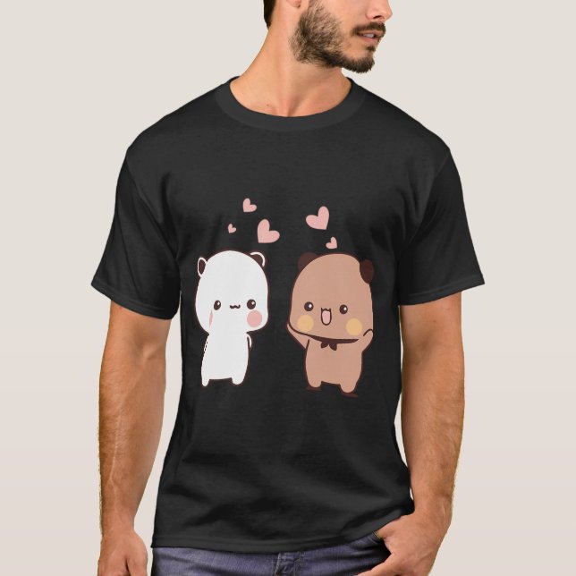 Bear und Panda Bubu Dudu Balloon T-Shirt (Vorderseite)