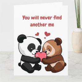 Bear Valentine's Day Card Karte