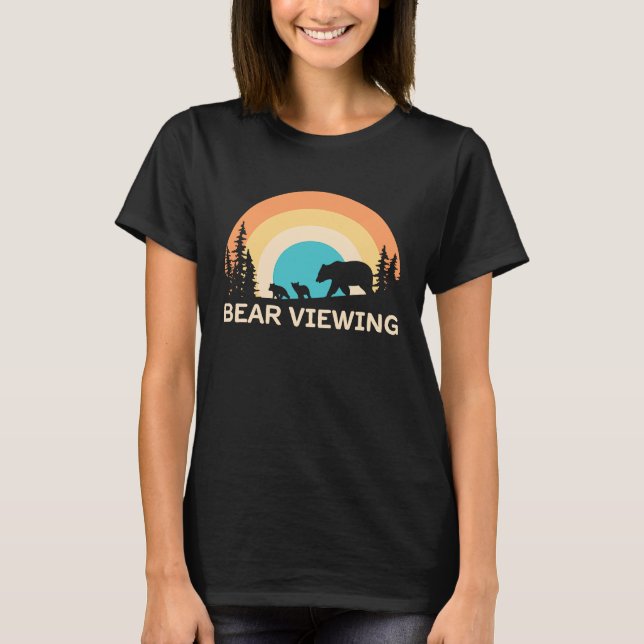 Bear Viewing in Zoo National Park or Alaska Cruise T-Shirt (Vorderseite)
