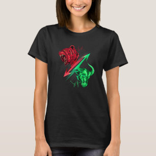 Bear Vs Bull Stock Chart Analysis Kryptowährung H T-Shirt