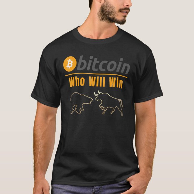 Bear Vs Bull Trading T-Shirt Crypto Forex Traders  (Vorderseite)