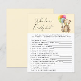 Bear - Wer kennt Papa am besten Spiel