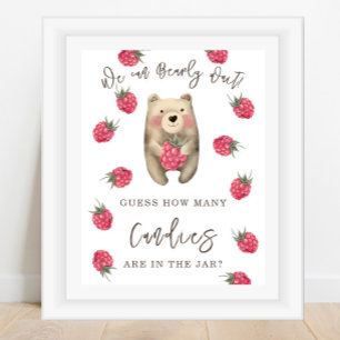 BEAR - Wie viele Bonbons sind im Glas? Poster
