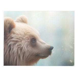 Bear Wild Animal Tranquil Friedlich Notizblock