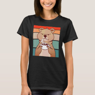 Bear With Coffee In Hand For Comic Brown Bear Frie T-Shirt