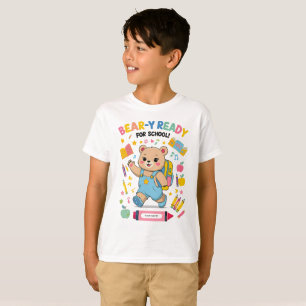 Bear-y-ready for school - Niedlicher Kindergarten  T-Shirt