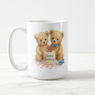 Bear-y Sweet at 30 : Anniversaire Mug
