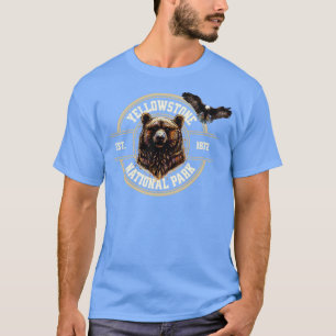 Bear Yellowstone Nationalpark Eagle T-Shirt
