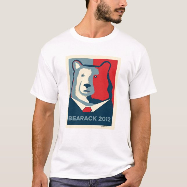 Bearack 2012 der angepasste T - Shirt Männer (Vorderseite)