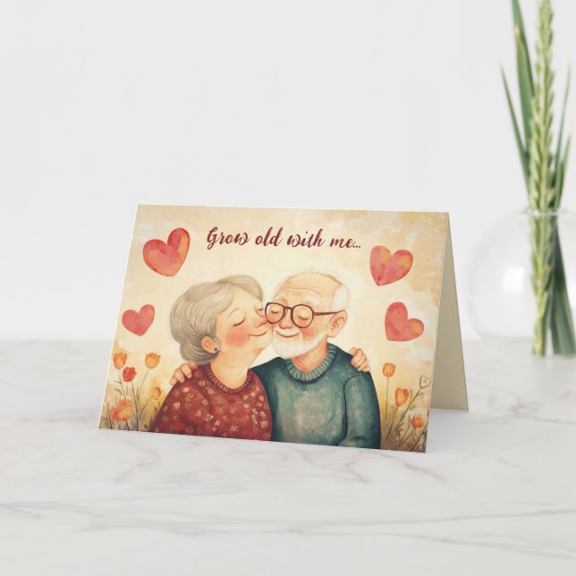 Bearbeitbar alt mit meinem Valentinstag Karte (Vorderseite)
