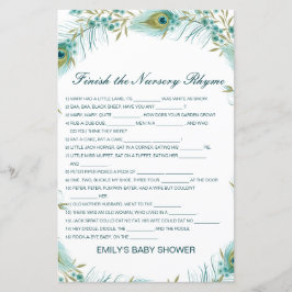 Bearbeitbar Beenden Sie das Kinderzimmer-Rhyme mit