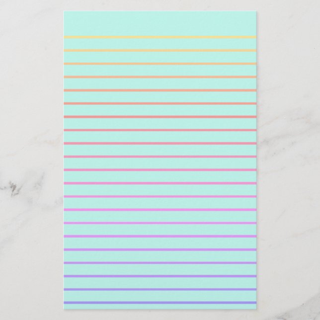 Bearbeitbar grünes Dekorationspapier Briefpapier (Vorderseite)