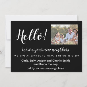 Bearbeitbar Hello Neighbour, New Address, Intro Einladung