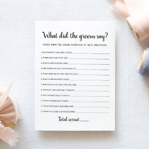 Bearbeitbar, was die "Groom Say Brautparty Card" g Einladung