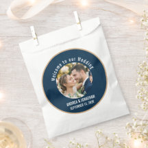 Bearbeitbare Art Deco-Hochzeitseinladung mit Foto