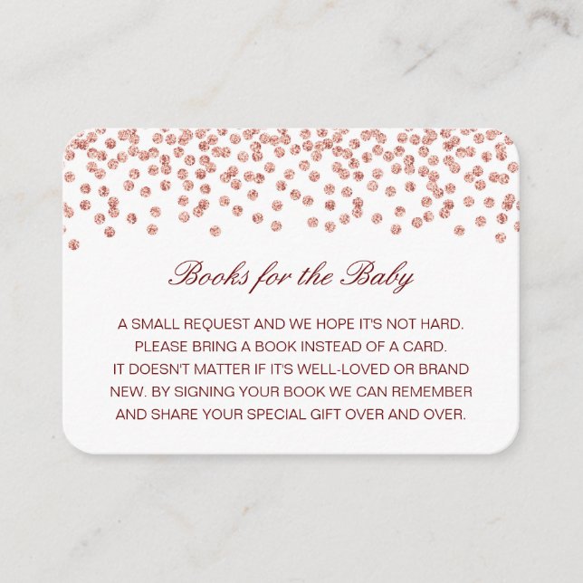 Bearbeitbare Bücher für die Beipackkarte des Babys Begleitkarte (Vorderseite)