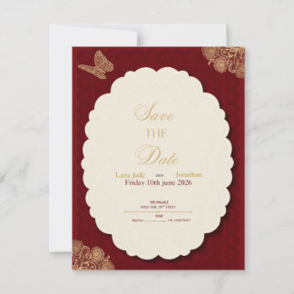 Bearbeitbare elegante Einladung