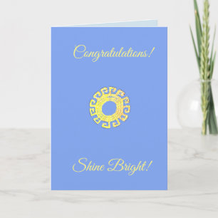 Bearbeitbare Gratulationskarte Shine Bright Karte