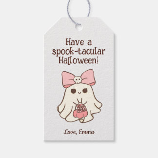 Bearbeitbare Halloween-Süßigkeiten- oder Trick-or- Geschenkanhänger